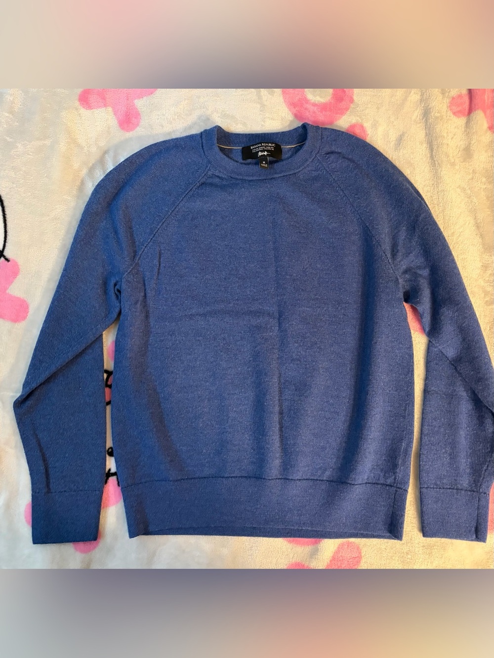 Men’s Blue Banana Republic Merino Wool Sweater size medium